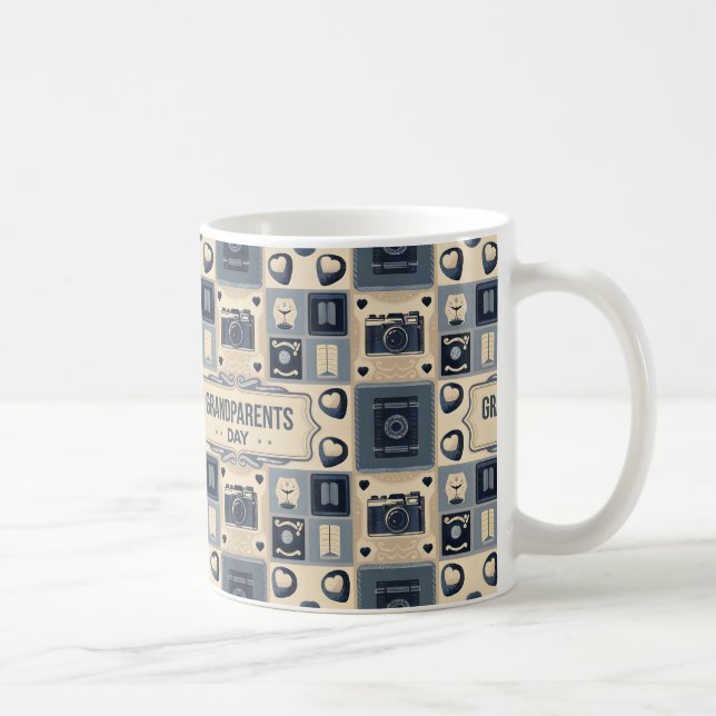Happy Grandparents Day Gift Idea Coffee Mug (Right)