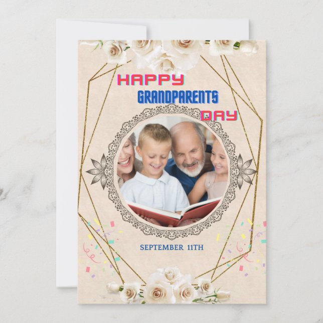 Happy Grandparents Day  Invitation (Front)