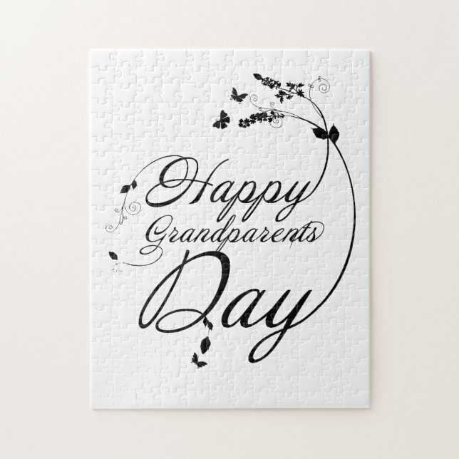 Happy grandparents day jigsaw puzzle (Vertical)