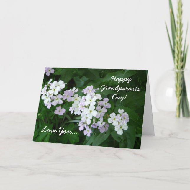 Happy Grandparents Day-Love You/Floral Card (Front)