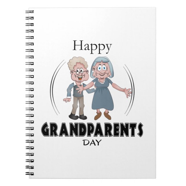 Happy Grandparents Day Notebook (Front)
