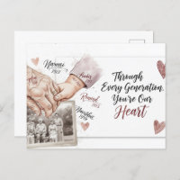 Happy grandparents day postcard