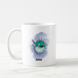 Happy green ball coffee mug