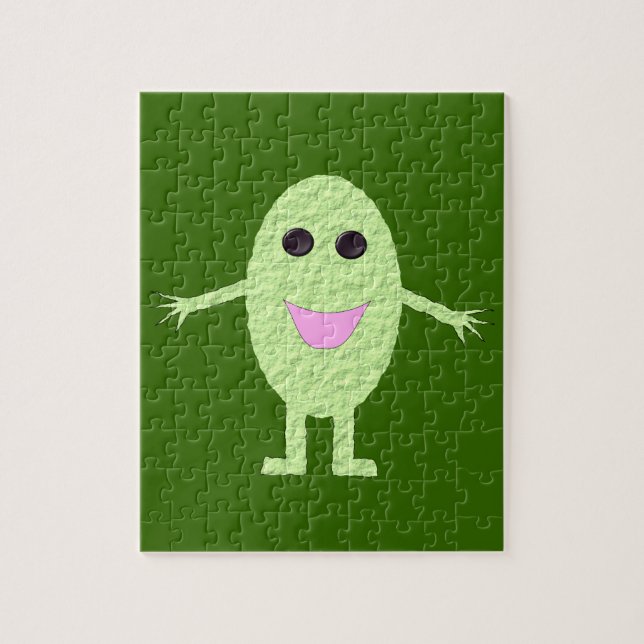 Happy Green Grape Puzzle (Vertical)
