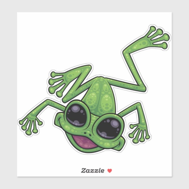 Happy Green Tree Frog (Sheet)