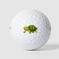 Happy green turtle