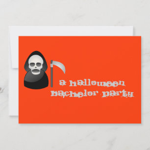 "Happy/Grim" - A Halloween Bachelor Party Invitation
