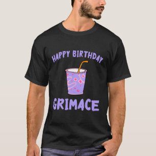 Happy Grimace Purple Milkshake Hbd T-Shirt