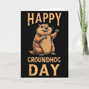 Happy Groundhog Day _1 Card