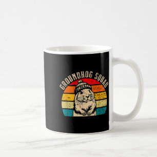 Happy Groundhog Day 2025 Groundhog Squad Woodchuck Coffee Mug