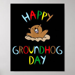 Happy Groundhog Day 2026 Poster