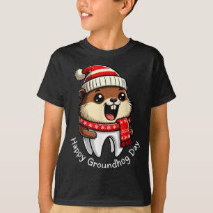 Happy Groundhog Day Dental Vibes Cute Phils Tooth T-Shirt