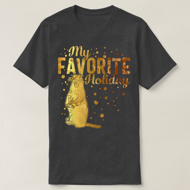 Happy Groundhog Day Favourite Holiday February 2nd T-Shirt (Design Front)