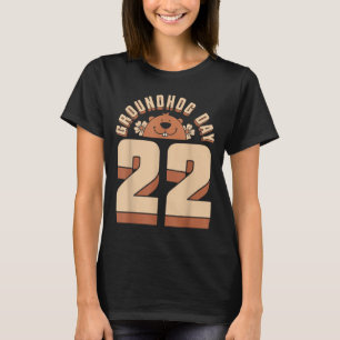 Happy Groundhog Day February 2 Retro Animal Lovers T-Shirt