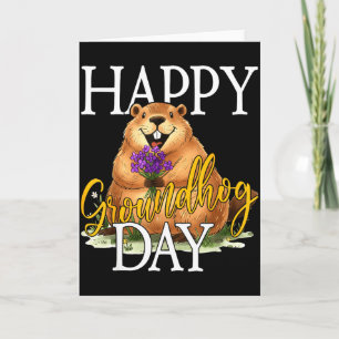 Happy Groundhog Day Funny Groundhog Meme Animal Lo Card