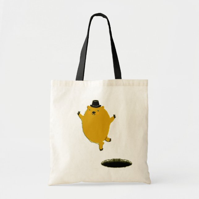 Happy Groundhog Day Gift Tote Bag (Front)