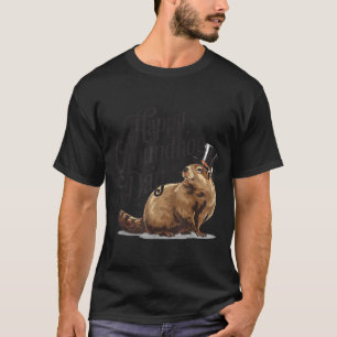 Happy Groundhog Day Ground Hog Animal Costume Men  T-Shirt
