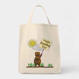 Happy Groundhog Day Groundhog Tote Bag