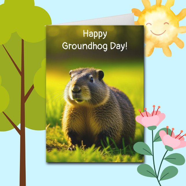 Happy Groundhog Day | Shadows or Sun Card (Creator Uploaded)