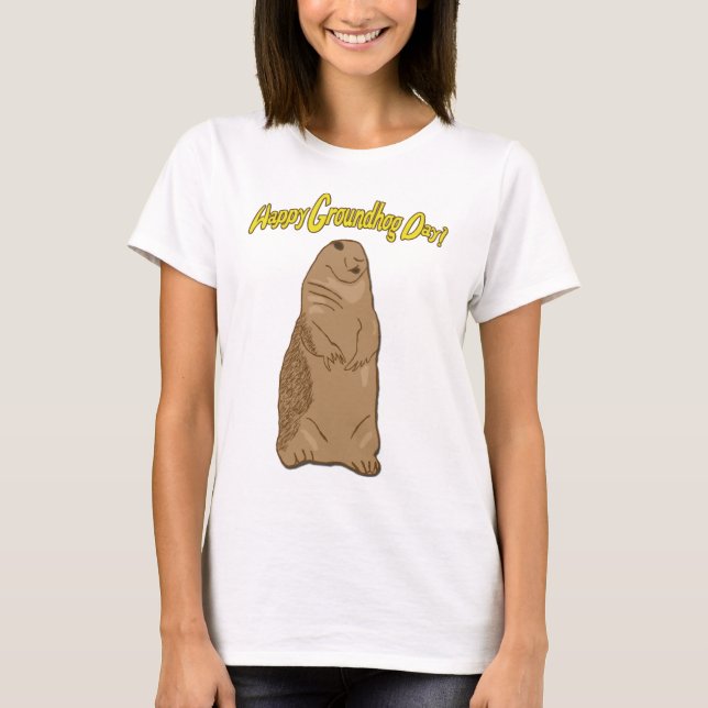 Happy Groundhog Day Shirt (Front)