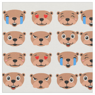 happy groundhogs day cute emoji kawaii fabric