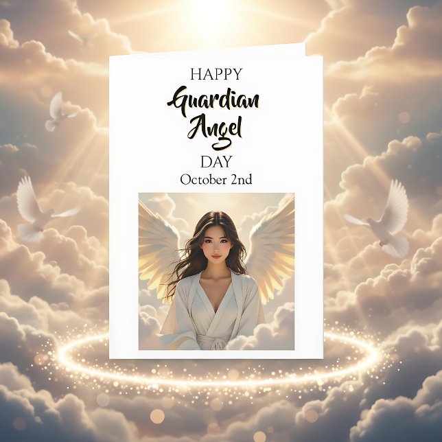 Happy Guardian Angel Day | (Asian) Card (Creator Uploaded)