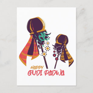 Happy Gudi Padwa Postcard