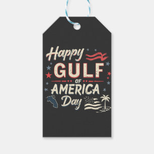 Happy Gulf of America's Funny Patriotic   Gift Tags