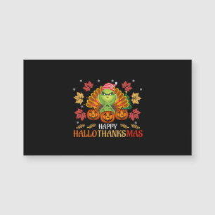 happy hallo thanksmas Magnetic Card