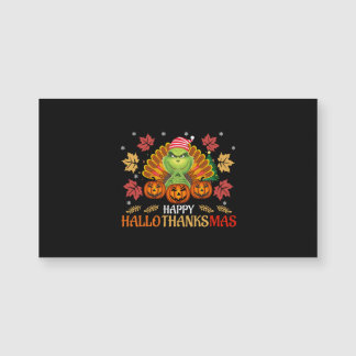 happy hallo thanksmas Magnetic Card