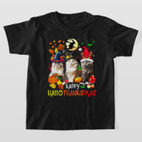 Happy HalloThanksMas Cats