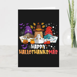 Happy Hallothanksmas Cruise Halloween Christmas Th Card