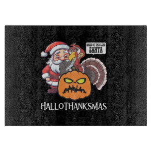 Happy Hallothanksmas Cutting Board