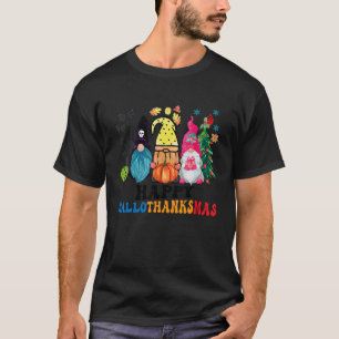 Happy Hallothanksmas Gnomes T-Shirt