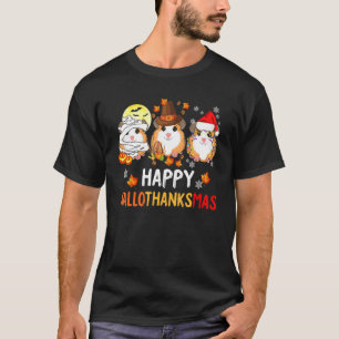 Happy Hallothanksmas Guinea Pigs T-Shirt