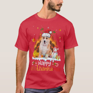 Happy HalloThanksMas Halloween Thanksgiving Christ T-Shirt