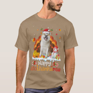 Happy HalloThanksMas Halloween Thanksgiving Christ T-Shirt