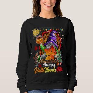 Happy Hallothanksmas My Gnomies Cute Gnomes family Sweatshirt