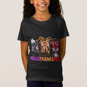 Happy HalloThanksMas Trio T-Shirt