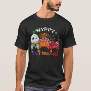 Happy Hallothanksmas Video Game T-Shirt