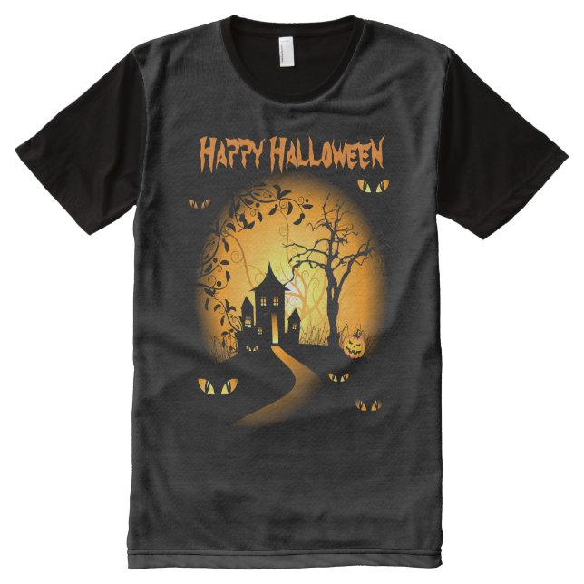Happy Halloween 12 All-Over Print T-Shirt (Front)