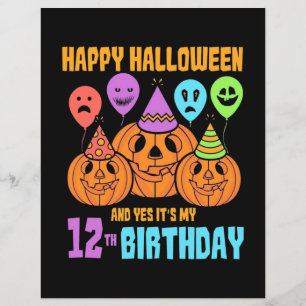 Happy Halloween 12th Birthday