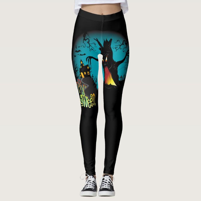 Happy Halloween 13 Leggings (Front)