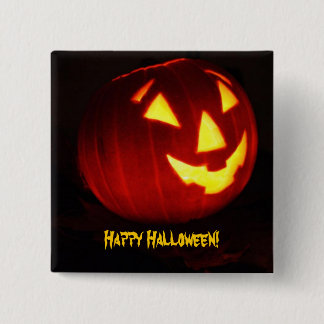Happy Halloween 15 Cm Square Badge