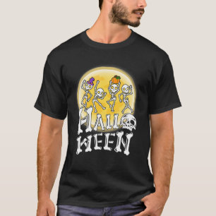 Happy Halloween 2022-Dancing Skeleton Halloween-Fu T-Shirt
