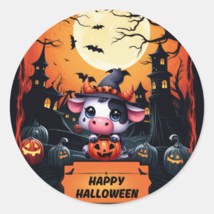 HAPPY HALLOWEEN 31 CLASSIC ROUND STICKER