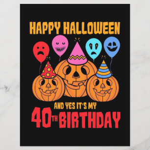 Happy Halloween 40th Birthday