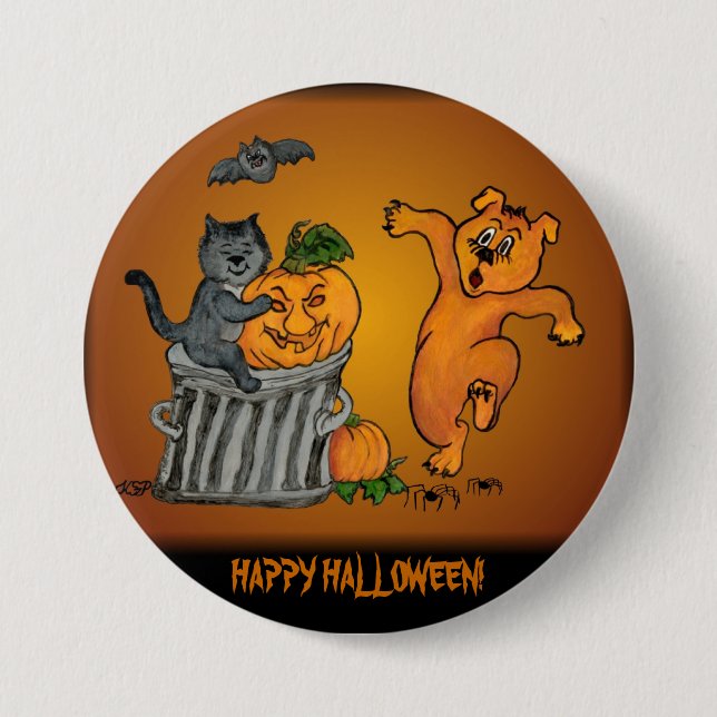 Happy Halloween! 5 7.5 Cm Round Badge (Front)