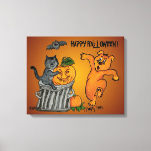 Happy Halloween! 5 Canvas Print