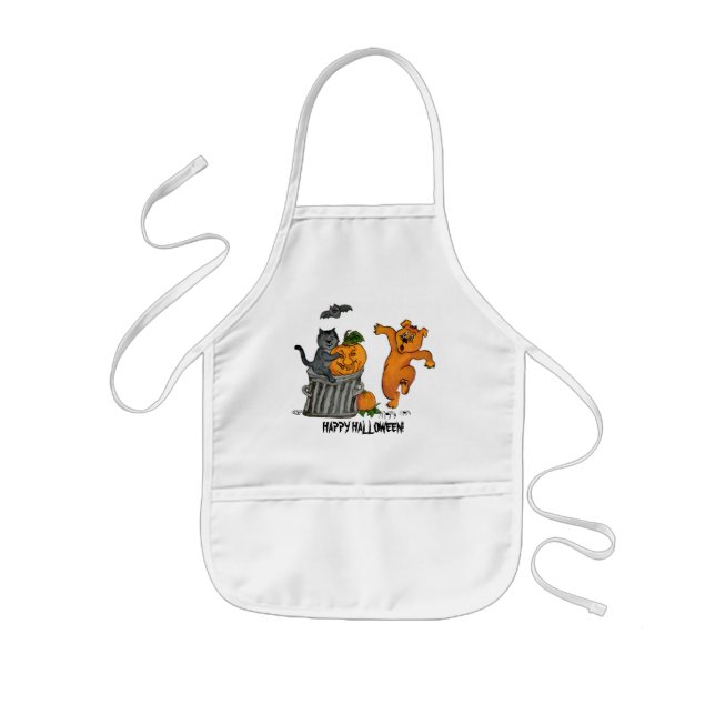 Happy Halloween! 5 Kids Apron (Front)